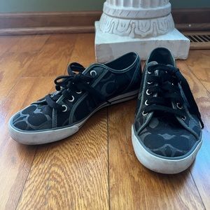 Authentic Black Coach Sneakers size 7.5